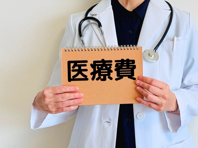 医療費に関する支援を示す医師の写真